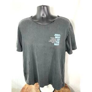 Abercrombie Jeep Cherokee Graphic T-Shirt Distressed Medium